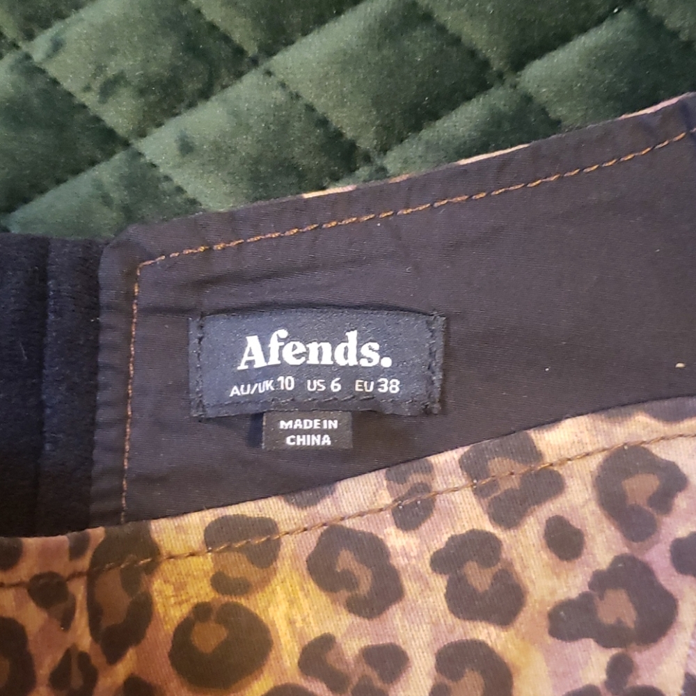 Afends cheetah print crop top - Picture 4 of 6